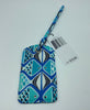 Vera Bradley Factory Style Luggage Tag Cotton Go Fish Blue New with Tag