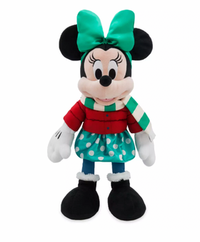Disney Store Christmas 2021 Minnie Holiday Medium Plush New with Tag