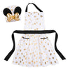 Disney Eats Minnie Mouse Apron and Hat Set for Girls New