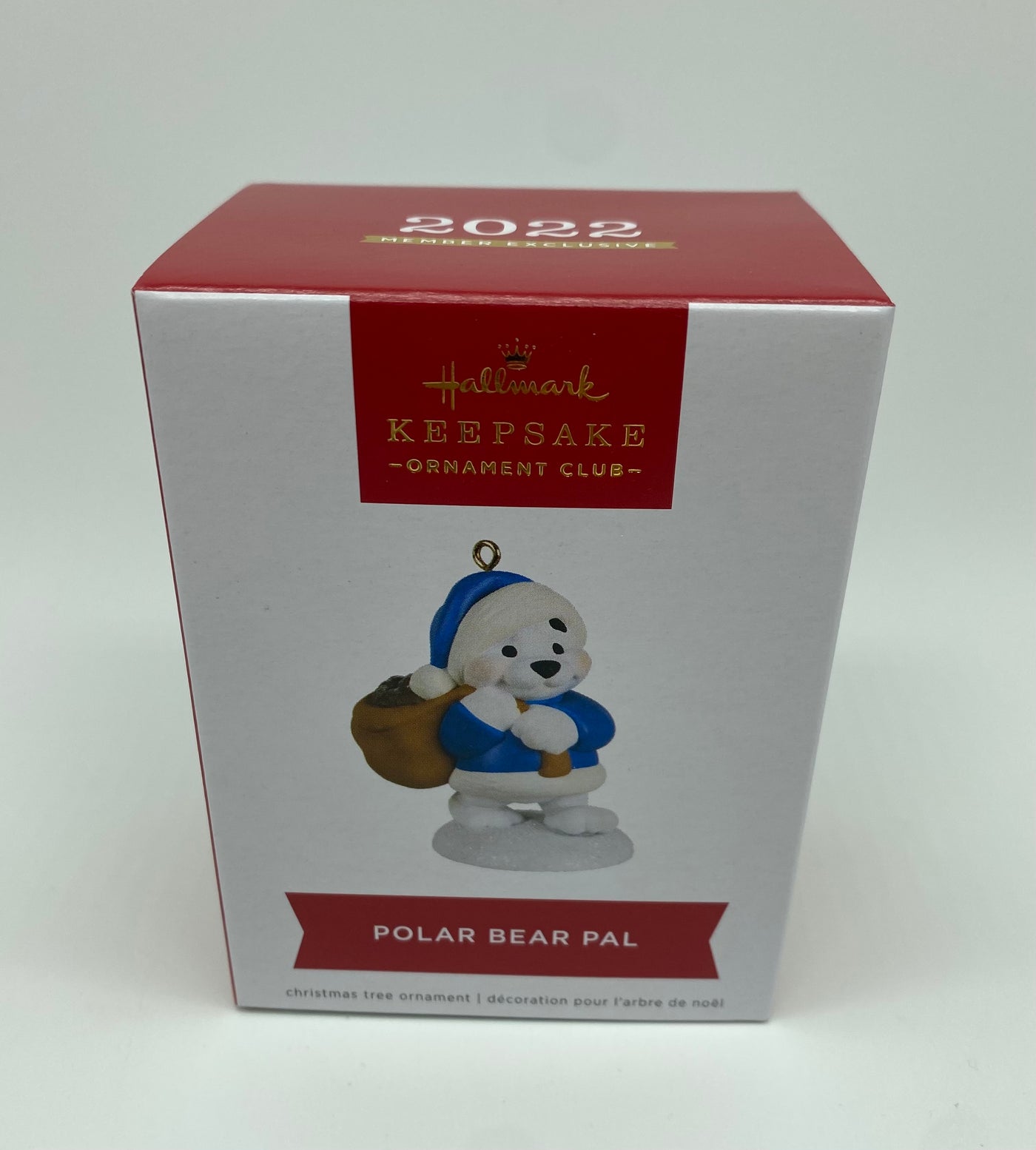 Hallmark 2022 KOC Polar Bear Pal Christmas Keepsake Member Club Ornament New Box