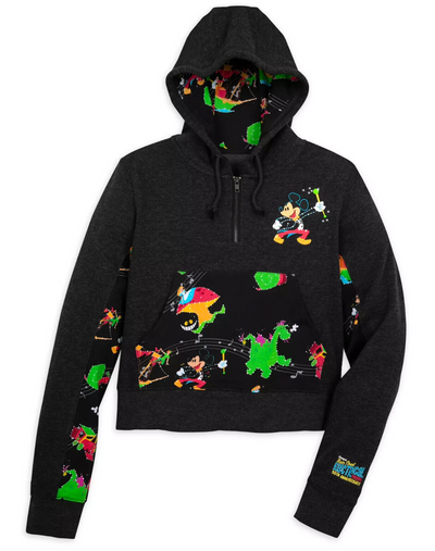 Disney Electrical Parade Glow in the Dark Hoodie for Adults Medium New With Tag