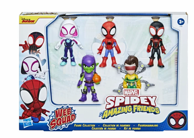 Disney Marvel Spidey and His Amazing Friends Web Squad Figure 5 Action Figures