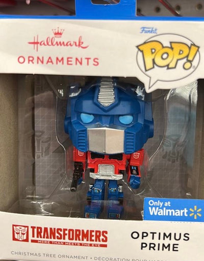 Hallmark Funko Pop Transformers Optimus Prime Exclusive Christmas Ornament New