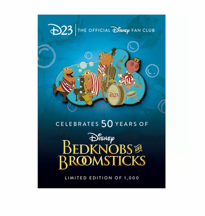 Disney D23 Bedknobs and Broomsticks 50th Anniversary Pin Limited New with Card