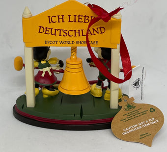 Disney Parks Epcot Mickey Minnie Ich Liebe Deutschland Germany Ornament New