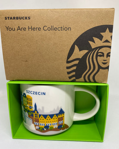 Starbucks You Are Here Collection Szczecin Poland Ceramic Coffee Mug New Box