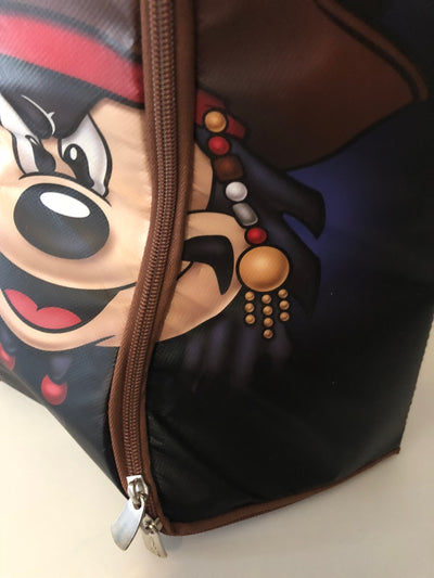 Disney Parks Shanghai Mickey Pirate Play Mat Tote with Figurine New with Tags