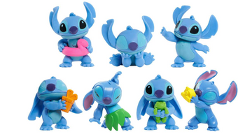 Disney Lilo & Stitch Collectible Figure Set 7-Pack Playset New with Box