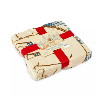 Disney Parks Epcot United Kingdom Winnie the Pooh Pals Classic Throw Blanket New