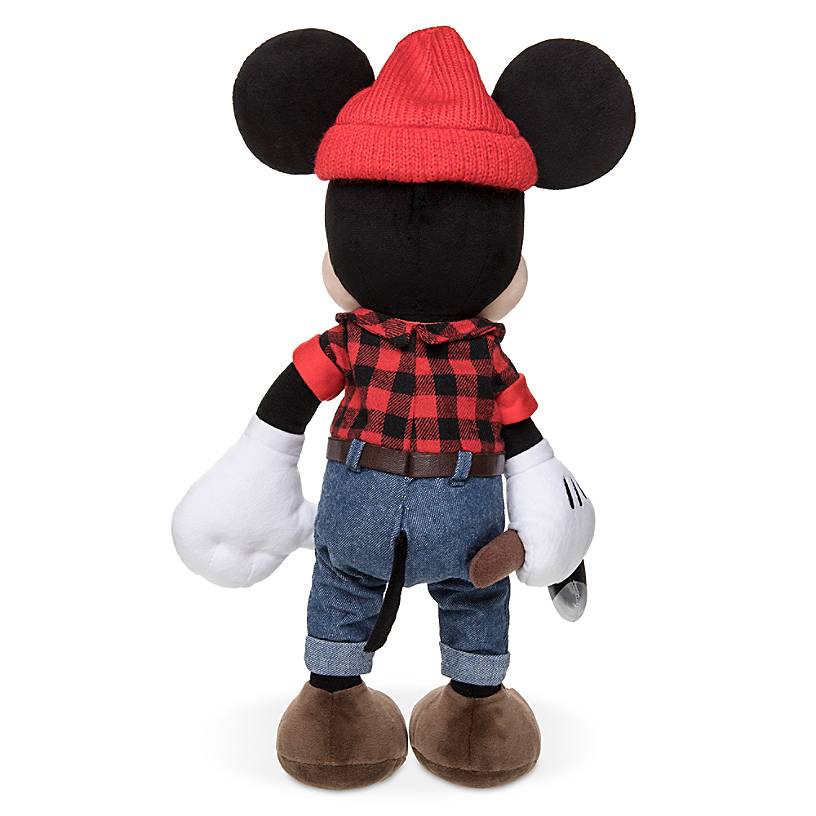 Disney Parks Epcot Canada Lumberjack Mickey Mouse Plush New with Tag