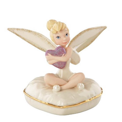 Disney Lenox Classics Tinker Bell Pixie Heart Limited Of 3000 New with Box