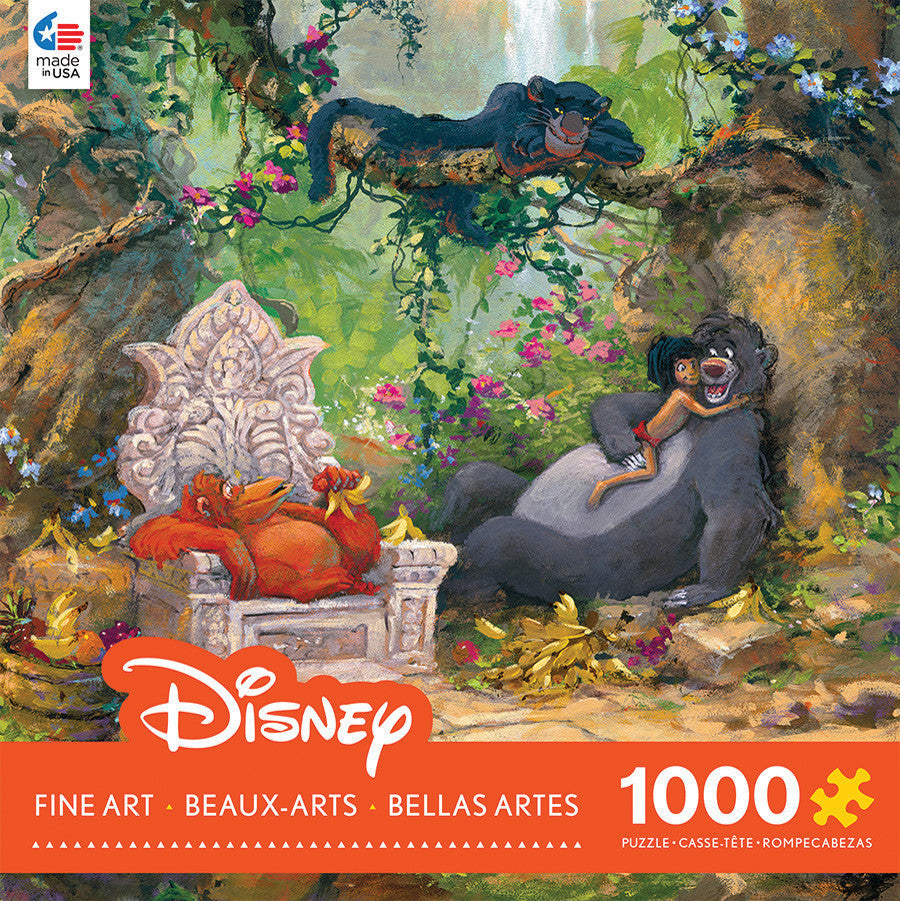 Disney Ceaco Fine Art Coleman Jungle Book 1000 Pcs Puzzle New with Box