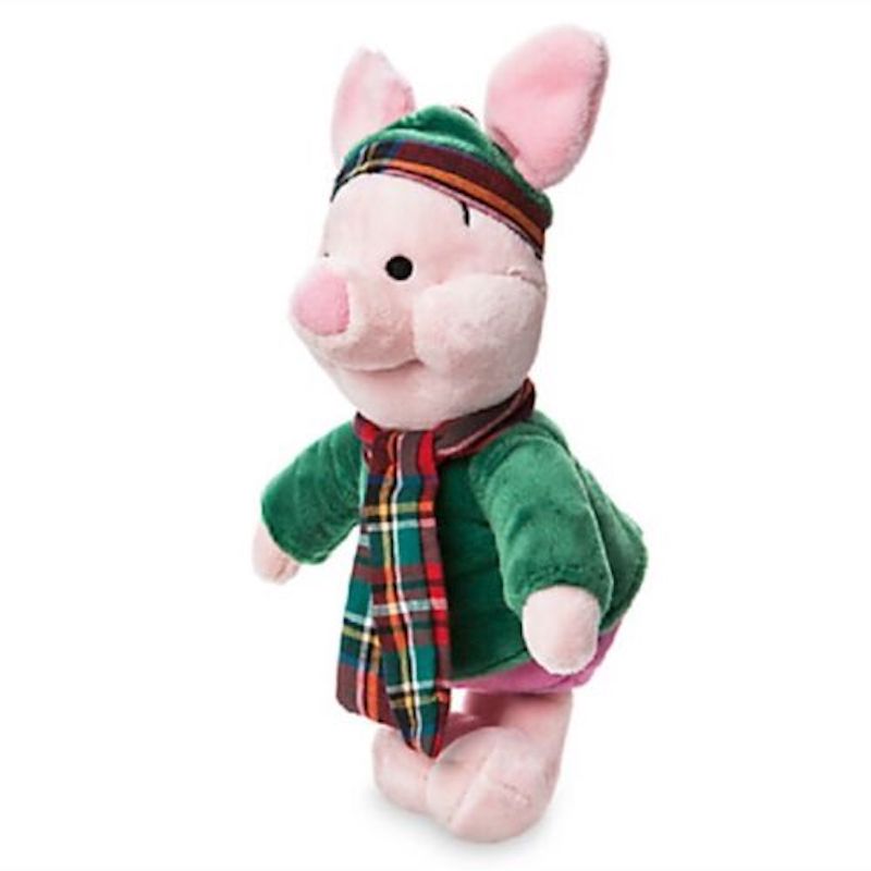 Disney Store 2016 Holiday Piglet Mini Bean Bag Plush New with Tags