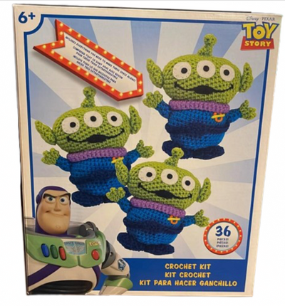 Disney Parks Toy Story Crochet Kit Aliens New with Box