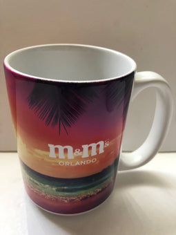 M&M's World Orlando Sunset Ceramic Coffee Mug New