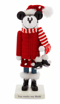 Disney Parks Minnie Mouse Nutcracker Figure Holiday Christmas New with Box