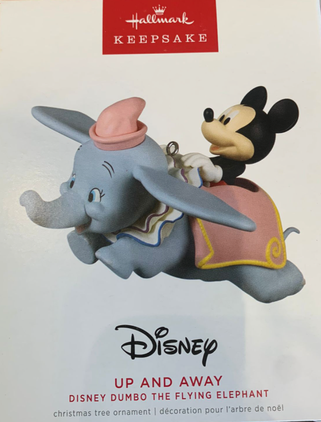 Hallmark 2022 Disney Dumbo Flying Up and Away Christmas Ornament New With Box