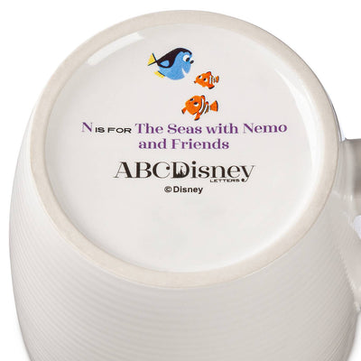 Disney Parks ABC Letters N is for The Seas with Nemo and Friends Coffee Mug New