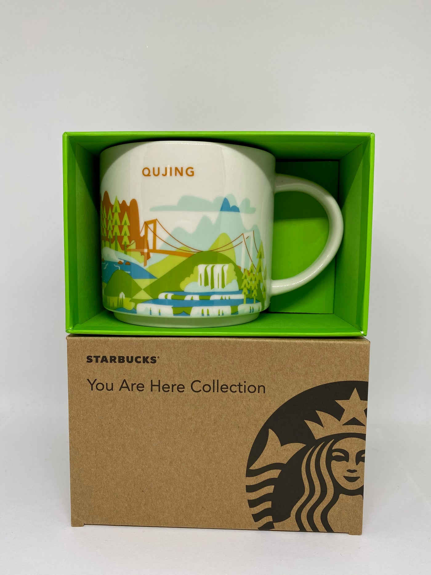 Starbucks You Are Here Collection Qujing China Ceramic Coffee Mug New With Box