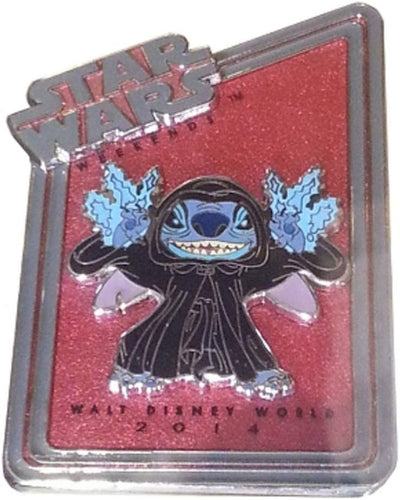 Disney Star Wars Stitch as Emperor Palpatine Figurine with Pin Limited New