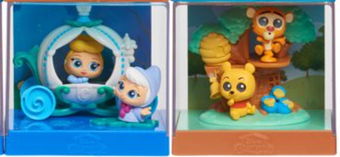 Disney Doorables Movie Moments Series 1 Winnie The Pooh and Cinderella