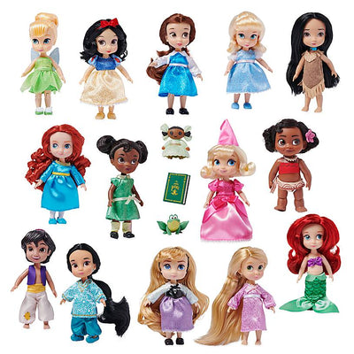 Disney Store Animators' Collection Mini Doll Gift Set 5'' New with Box