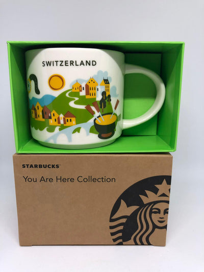 Starbucks You Are Here Collection Switzerland Ceramic Coffee Mug New with Box