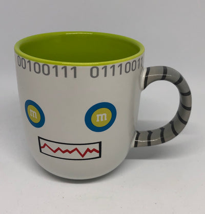 M&M's World My Robot Loves M&m's Ceramic Coffee Mug New