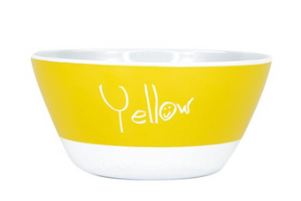 M&M's World Yellow Character Big Face Bowl New