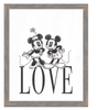 Disney Mickey and Minnie Mouse Love Wall Decor New with Box