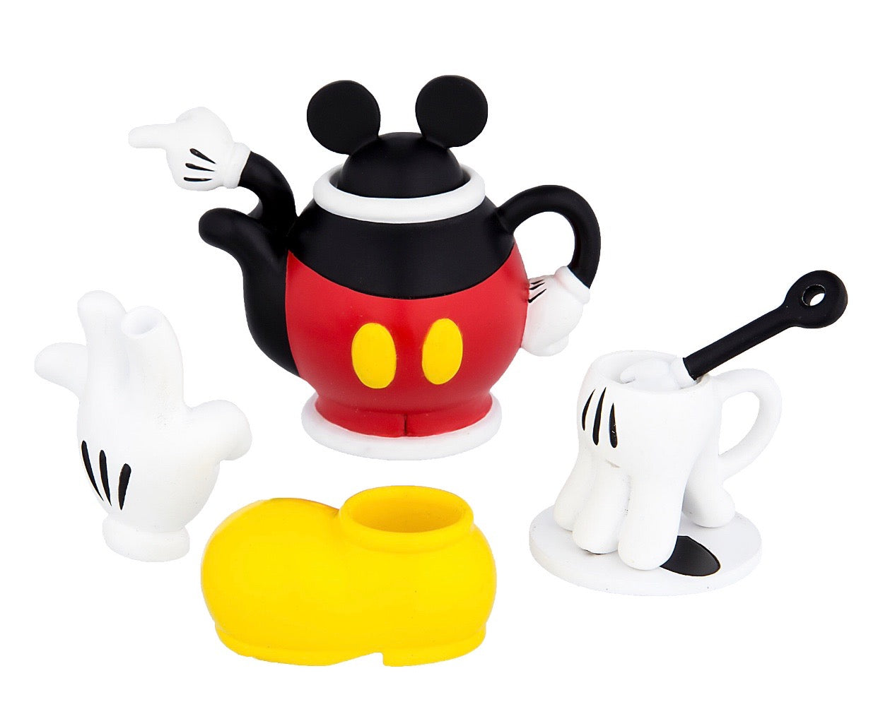 Disney Parks Mickey Body Parts Mini Tea Set New with Box