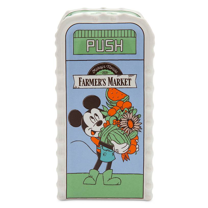 Disney Flower Garden Festival 2020 Mickey Trash Can Salt or Pepper Shaker New