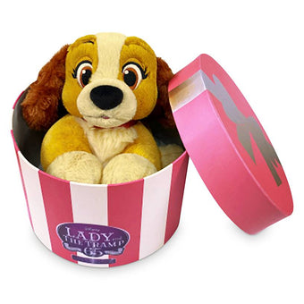 Disney Lady Plush in Hatbox Lady and the Tramp 65th Limited Release Small New