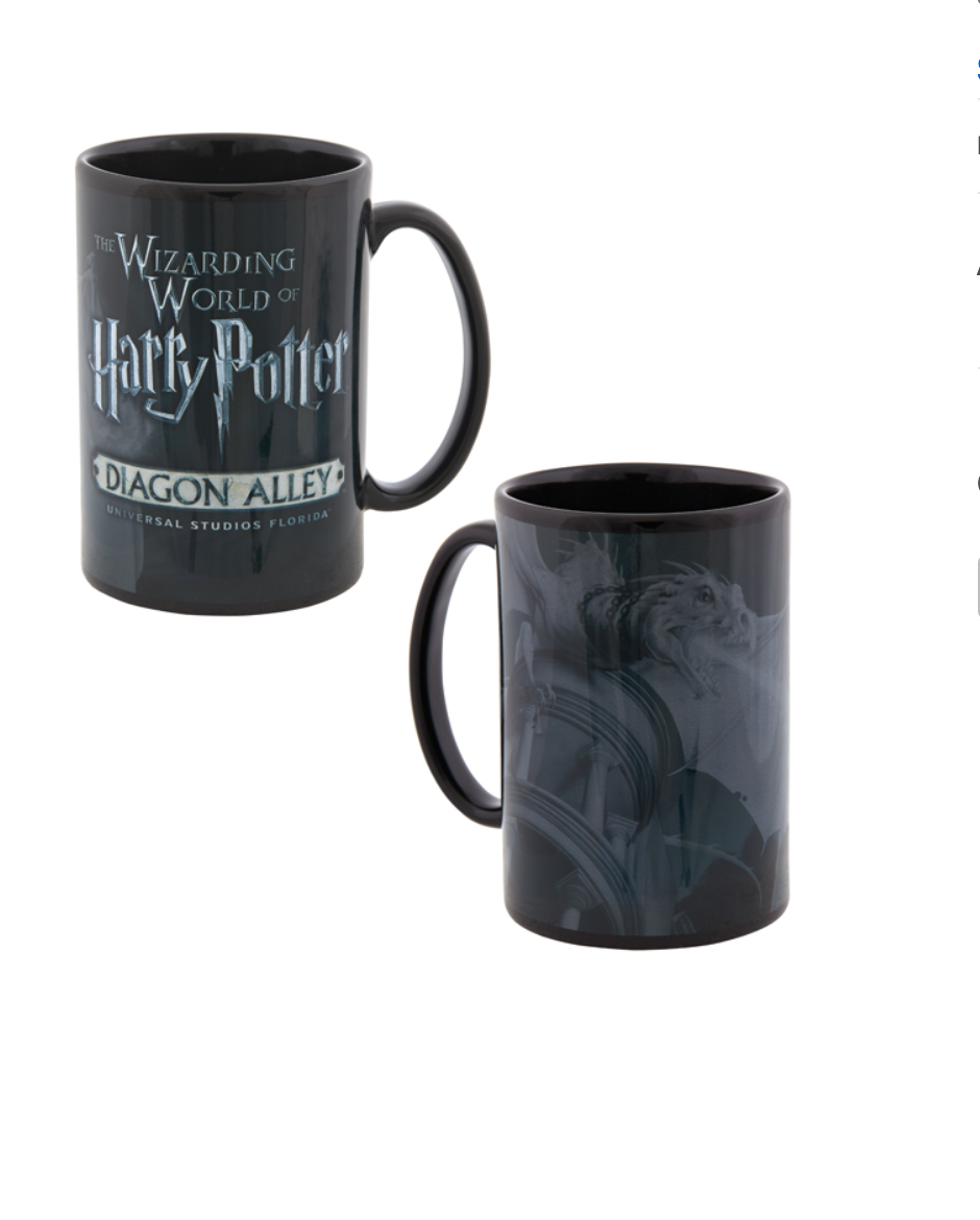 Universal Studios Wizarding Harry Potter Diagon Alley Coffee Mug New