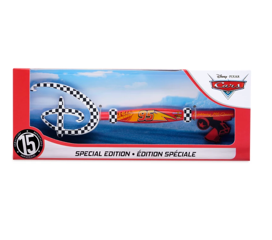 Disney Cars 15th Anniversary Collectible Key Special Edition New with Box