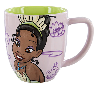 Disney Parks Princess Tiana Portrait Never Give Up Ceramic Coffee Mug New