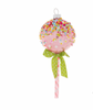 Robert Stanley Pink Lollipop Glass Christmas Ornament New with Tag