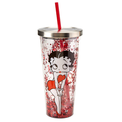 Universal Studios Betty Boop Tumbler with Straw New