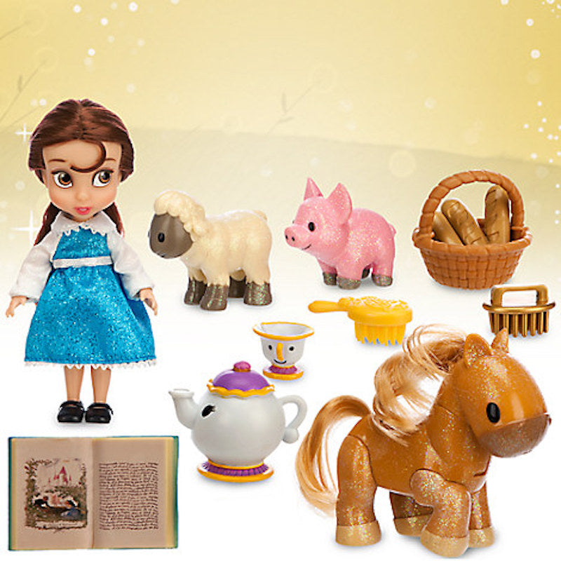 Disney Animator s Collection Belle Mini Doll Play Set New with