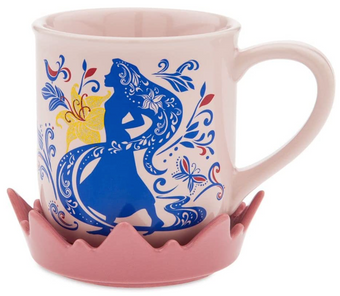 Disney Parks Rapunzel ''Best Day Ever'' Ceramic Coffee Mug With Lid New With Tag