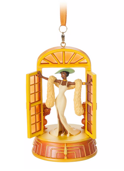 Disney Sketchbook Tiana Singing Living Magic Christmas Ornament New With Tag