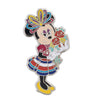 Disney Parks Minnie Mouse with Flowers Pin New with Card