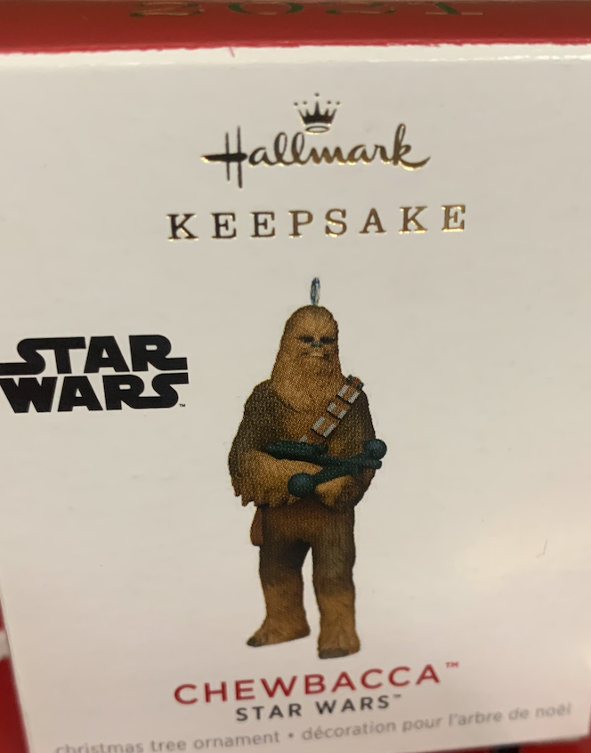 Hallmark 2021 Mini Star Wars Chewbacca Christmas Ornament New With Box