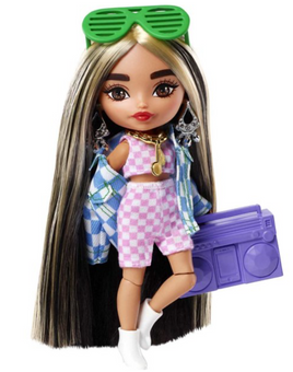 Barbie Extra Minis Doll #2 Pink Dress Toy New With Box