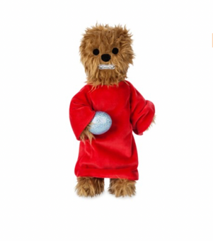 Disney Star Wars Life Day Chewbacca Medium 13 inc Plush New with Tag