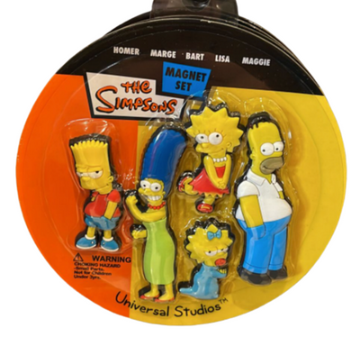 Universal Studios The Simpson Mini Magnet Set of 5 New With Tag
