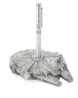 Hallmark Star Wars Millennium Falcon Desk Accessory With Pen New With Tags