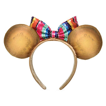 Disney Parks Epcot Mexico Minnie Pan Dulce Ear Sequined Headband New with Tag