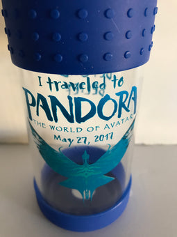 Disney Pandora the World of Avatar Opening Day Glass Water Bottle New with Box