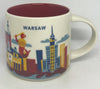 Starbucks You Are Here Warsaw Poland Ceramic Coffee Mug New with Box